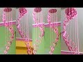 DIY Beautiful Wind Chimes with Plastic Bottles // Wallhanging using Woolen // plastic bottle craft