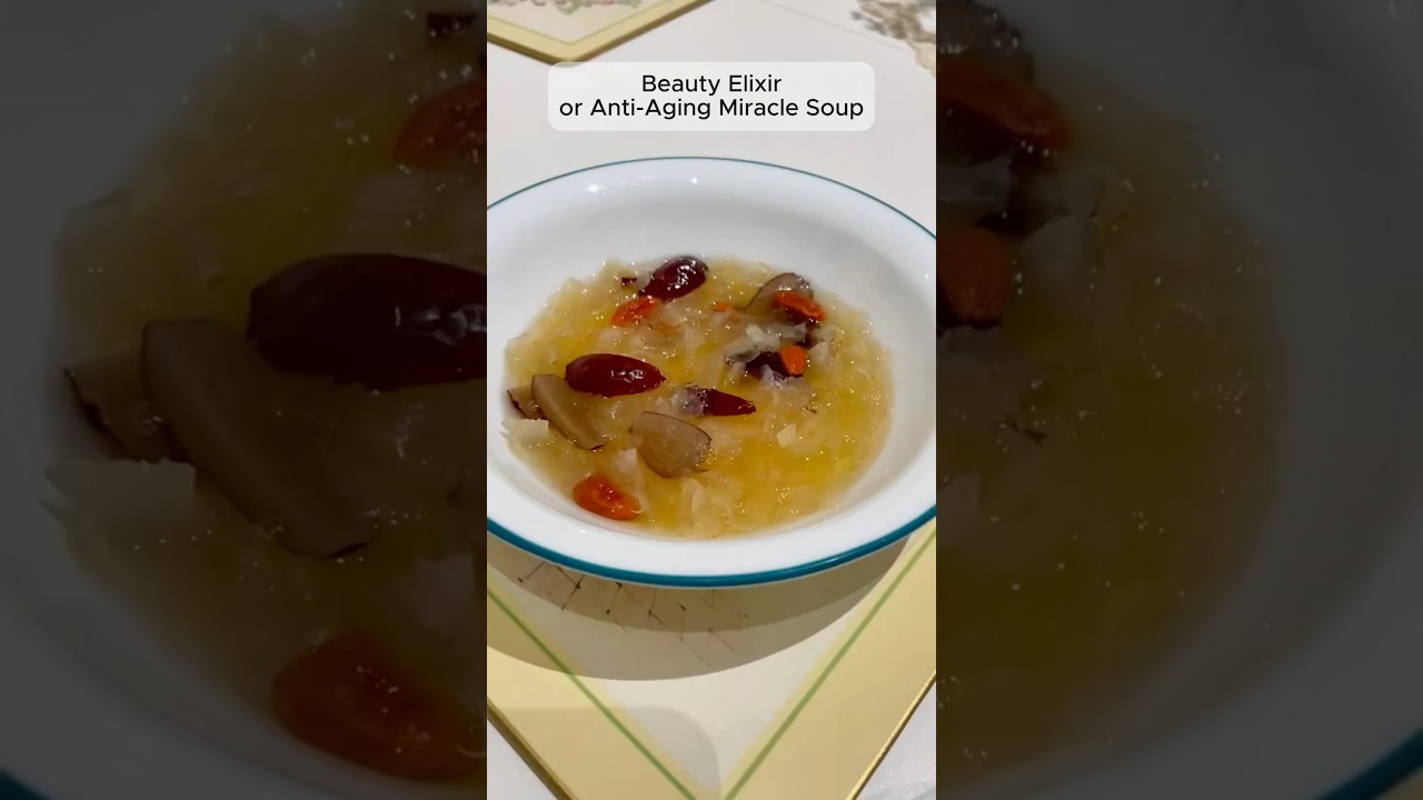 Anti-aging Beauty Elixir/Soup Made with Chinese Snow Fungus, Red Jujube Dates & Goji Berries✨