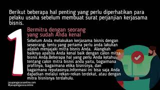 Tips Membuat Perjanjian Kerjasama Bisnis Yang Baik