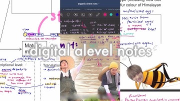 digital alevel notes flip through