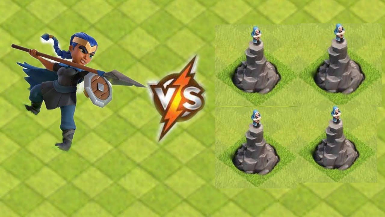royal champion vs wizard towar challenge /coc/