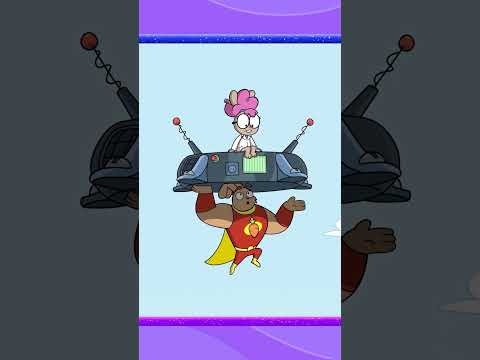 Super Bunnies fight a DINOSAUR 🐰🦖 | Super Duper Bunny League | Nick Jr. #shorts
