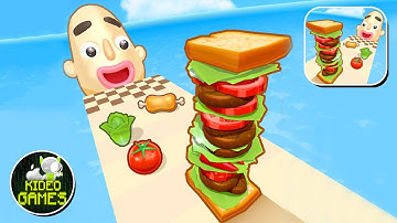 Sandwich Runner - All Levels Gameplay Android, ios game | Mobile Game Max Level New Update #1690
