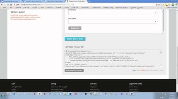 Integrating MailChimp with Facebook