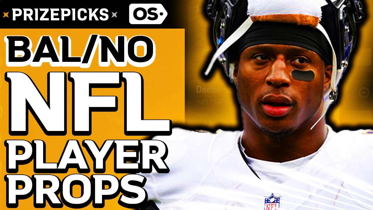 NFL PrizePicks Week 9 MNF Picks Ravens vs Saints YouTube