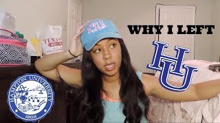 WHY I LEFT HAMPTON UNIVERSITY