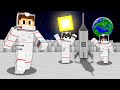 WE TOOK A MINECRAFT ROCKET TO THE MOON!