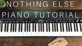 Nothing Else Piano Tutorial WChord Chart Cody Carnes