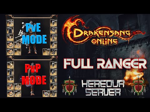 Drakensang Online | FULL+FULL RANGER HEREDUR SERVER (BEST RANGER BUILD)