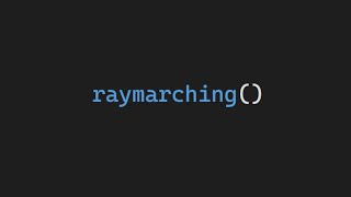 Making Infinite Worlds with Math [Raymarching]