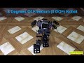 Project 8 dof robot  how to control multiple servo with arduino