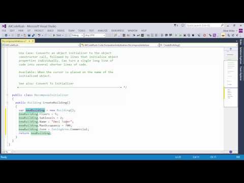 DevExpress CodeRush:  Decompose Initializer