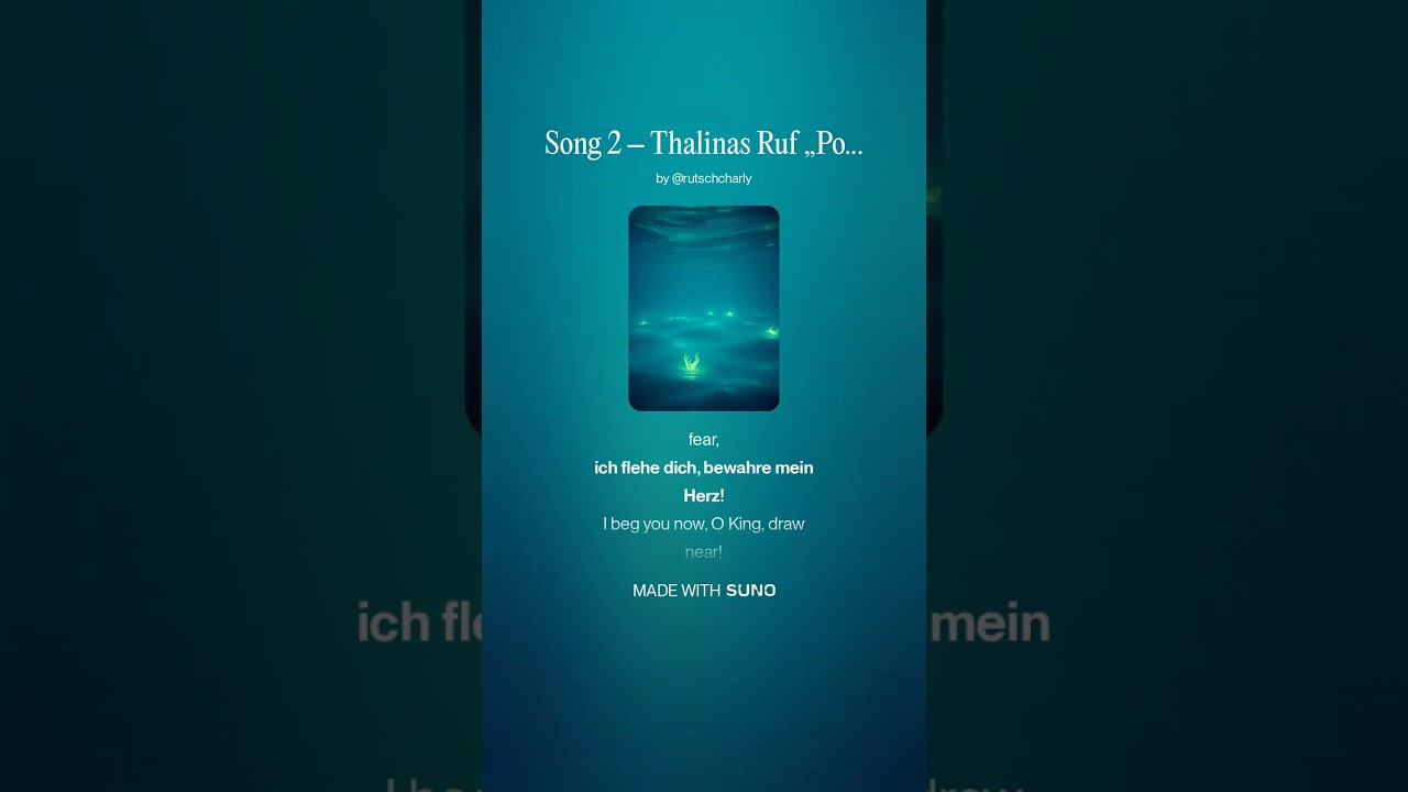 Song 2 – Thalinas Ruf „Poseidon!“Deutsch,Englisch