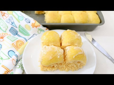 Sweet Potato Rolls  ขนมปังมันหวาน (เจ) - Episode 177