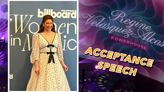 Billboard PH Powerhouse Awardee : Regine Velasquez Speech (Prepare your tissue 🥲)