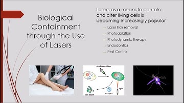 Biological Containment through Use of Lasers