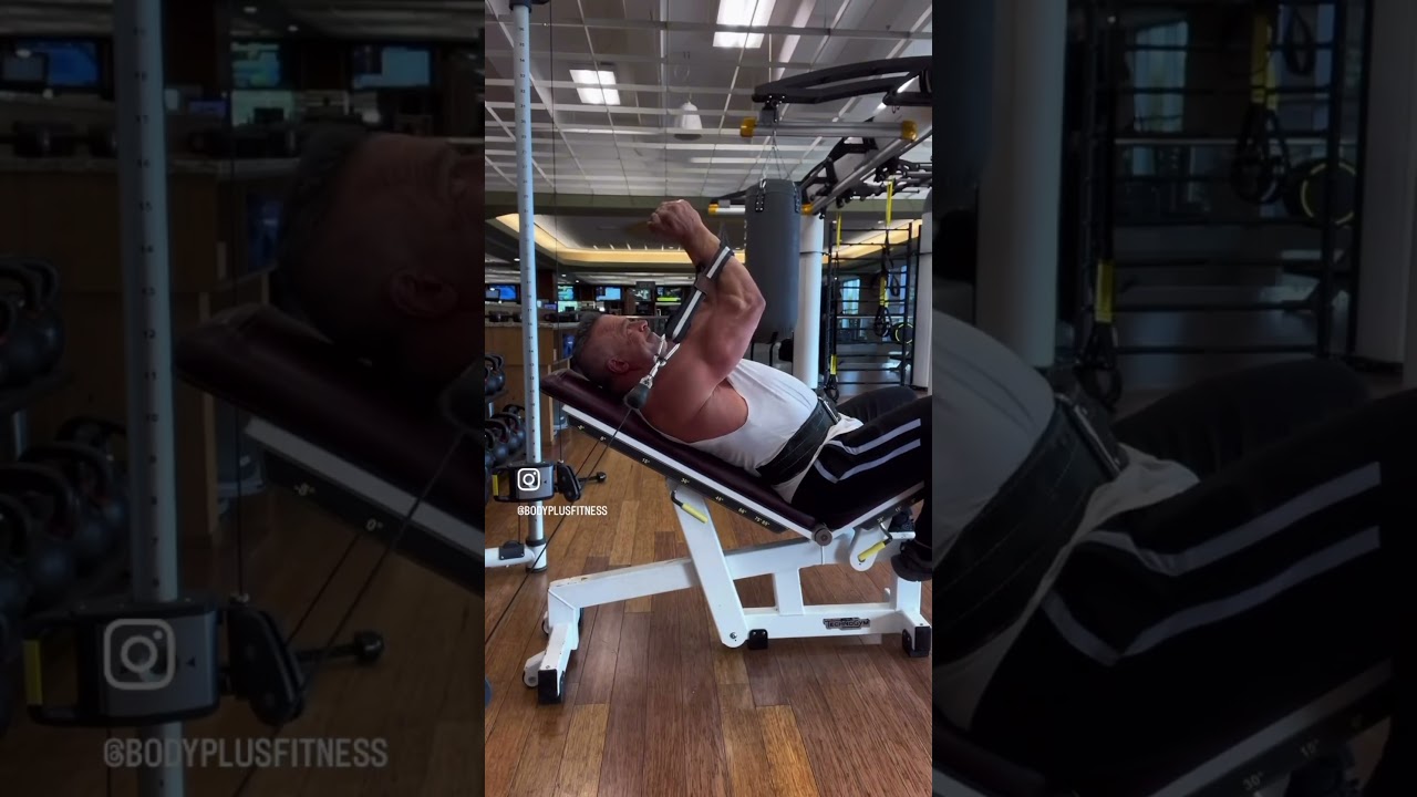 If you’re trying to achieve more constant contraction in your pecs, try these incline cable flies
