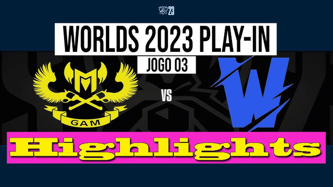 LOUD VS GAM ESPORTS JOGO 1 - MD3, Highlights, Worlds 2023 Play-In