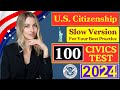 2024 random 100 civics questions and answers - U.S. citizenship interview I N400 Interview
