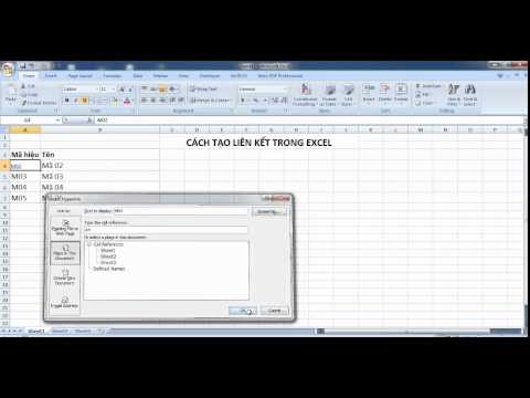 Video: Cách Tạo Liên Kết Trong Excel