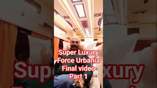 Urbania interior premium luxury Tourist bus modifications FRP Interiors #force #urbania #bus