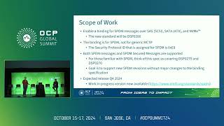 Introducing the SPDM to Storage Binding
