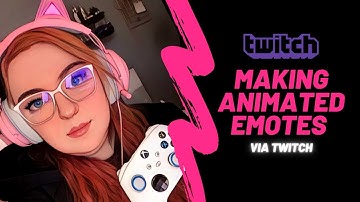 EASY TWITCH ANIMATED EMOTE TUTORIAL (Using Twitch!)