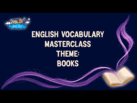 English Vocabulary Masterclass | Books | World Book Day | Episode 21 | Brainy Brats