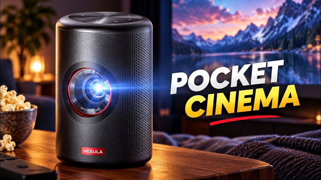 NEBULA Capsule 3 Projector Review: A Compact Smart Cinema? - YouTube
