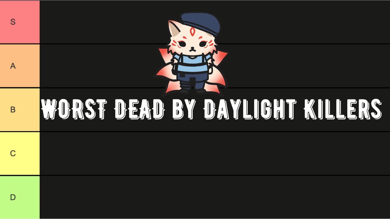 Worst Killers to face in Dead by Daylight Tier List - YouTube