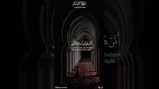 ﴿أمن هو قانت آناء الليل ساجدا وقائما يحذر الآخرة ويرجو رحمة ربه ..﴾ القارئ : #صالح_الأنصاري