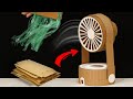 How to make an electric table fan with lamp from cardboard diy fan with lamp very easy