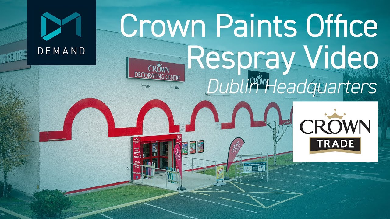 Airless paint sprayer video Crown Decorating Centre, Dublin YouTube