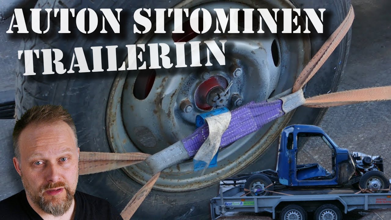 Auton sitominen traileriin