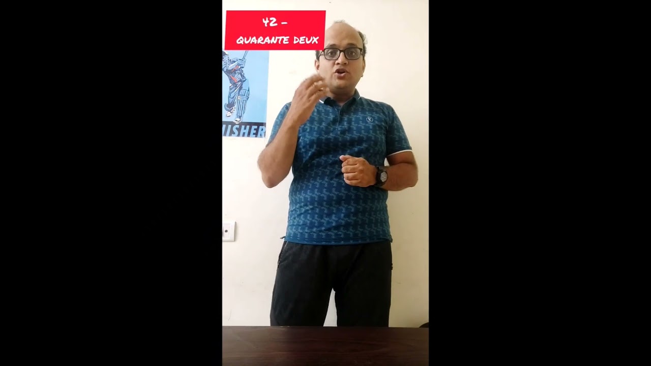 Learning French numbers 41-50 