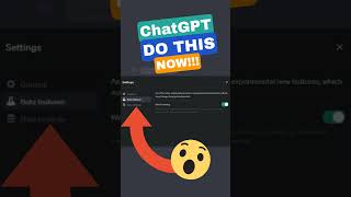 ChatGPT-4 Users: Turn This On NOW!