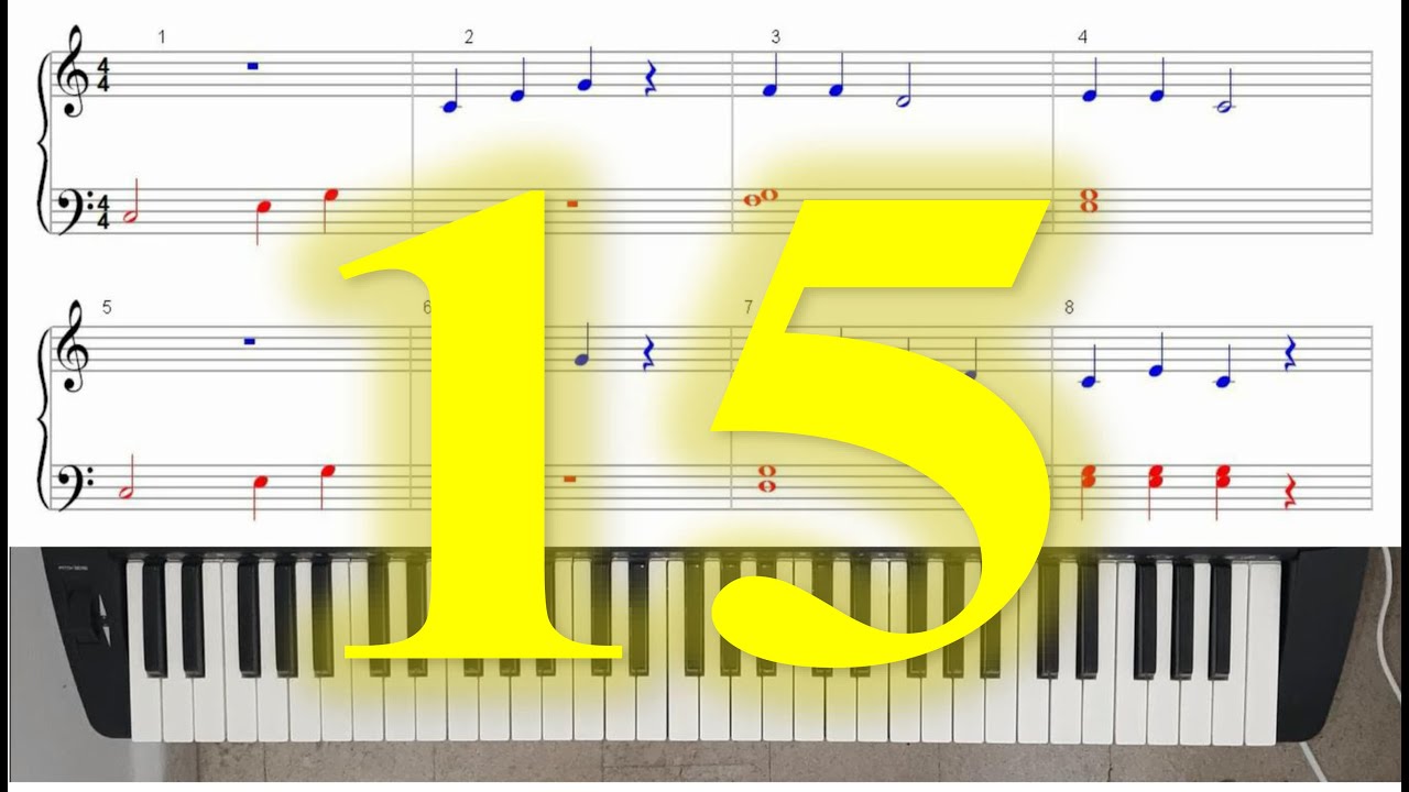 عزف النوتة الموسيقية على #البيانو و #الاورغ