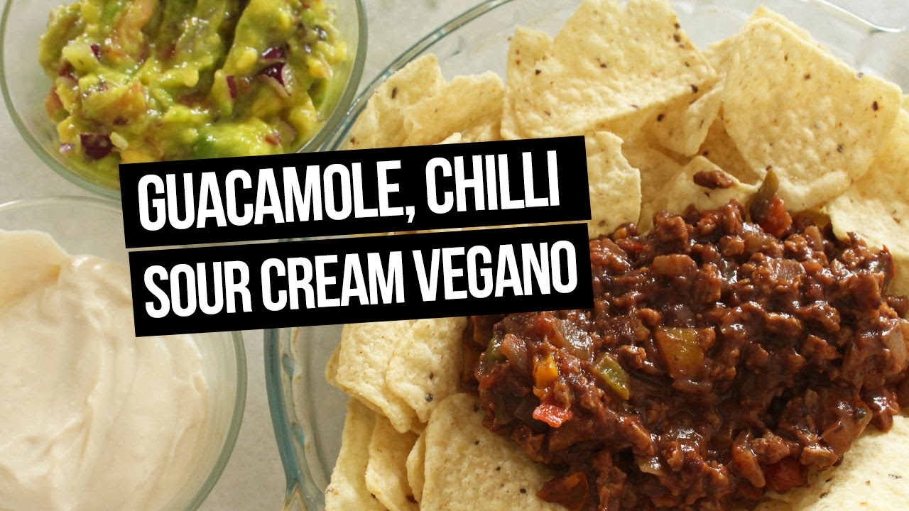 COMIDA MEXICANA E VEGANA - Chili, Sour Cream, Guacamole | Mi Alves