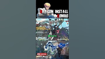 Kyle Dragon Install high damage combo #shorts #shorts #ggst #ggstrive