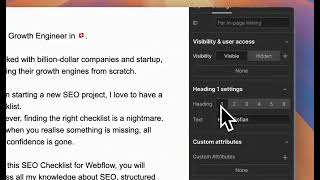 How to Change HTML tags on Webflow in 10 seconds