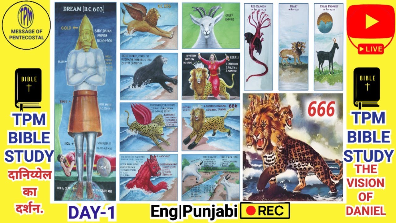 TPM Special Bible Study Pas:Shyam Sundar| Day-1| The vision of Daniel |Eng|Punjabi Year 2025