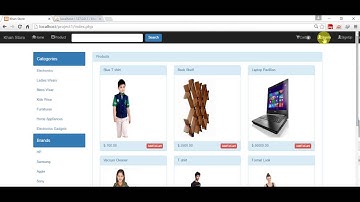Shopping Cart Tutorial-Bootstrap jQuery-Ajax PHP MySqli Part-16