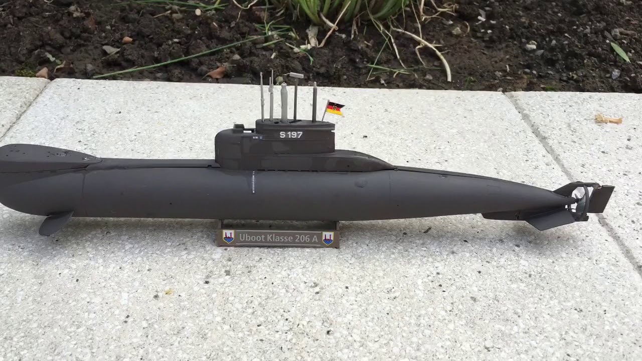 U Boot Klasse 206 Revell 1:144 RC Modell - YouTube