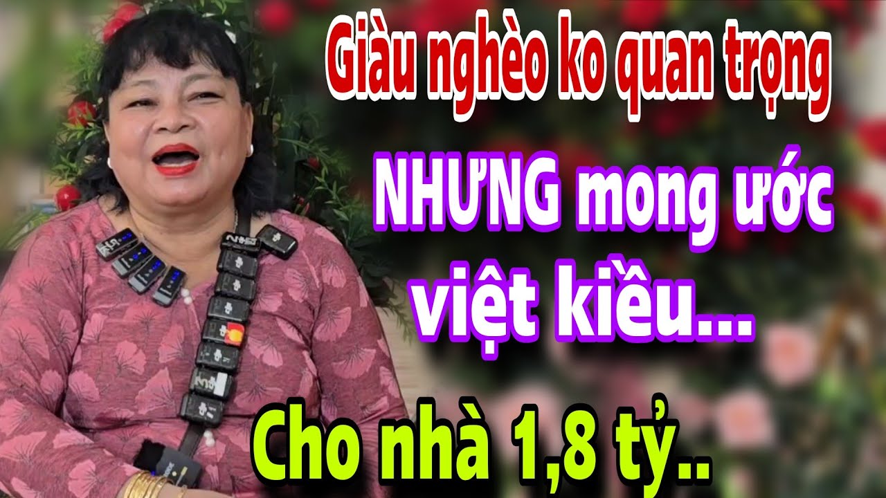 GIÀU NGHÈO không quan trọng NHƯNG cho em nhà 1,8 tỷ hứa chung thủy suốt đời