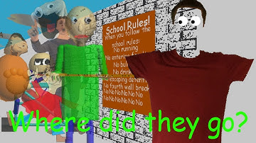 😱BALDI IS INVISIBLE!! | Baldi