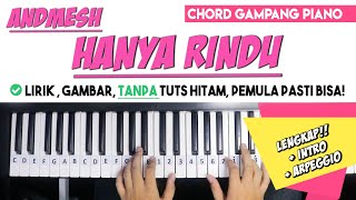 TUTORIAL TERBARU & LENGKAP | HANYA RINDU - Andmesh  | Mudah Dipahami Untuk Pemula