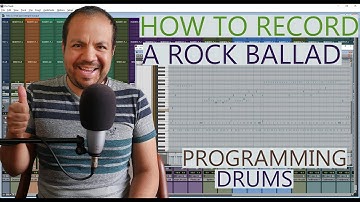 HOW TO PROGRAM DRUMS FOR A ROCK BALLAD - Using SSD4 and Pro Tools