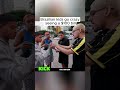 Brazilian KIDS go CRAZY seeing a $100 bill #n3on #brazil #brazilian #shorts