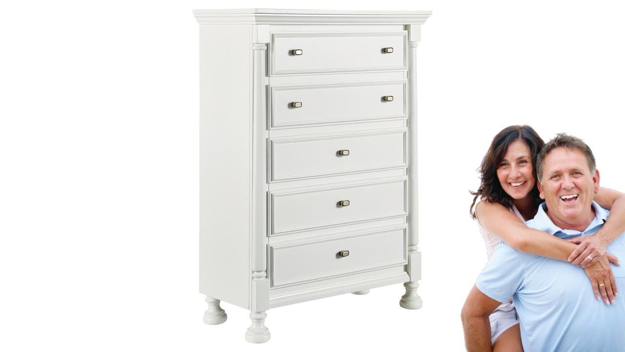Ashley Kaslyn Five Drawer Chest (B502-45) | KEY Home