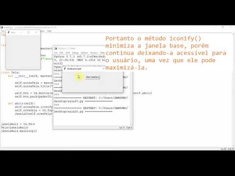 Interfaces Gráficas com Python 20 - Criando novas janelas